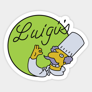 Luigi's Logo Sticker